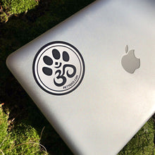 Load image into Gallery viewer, Pet Yogis circle vinyl sticker